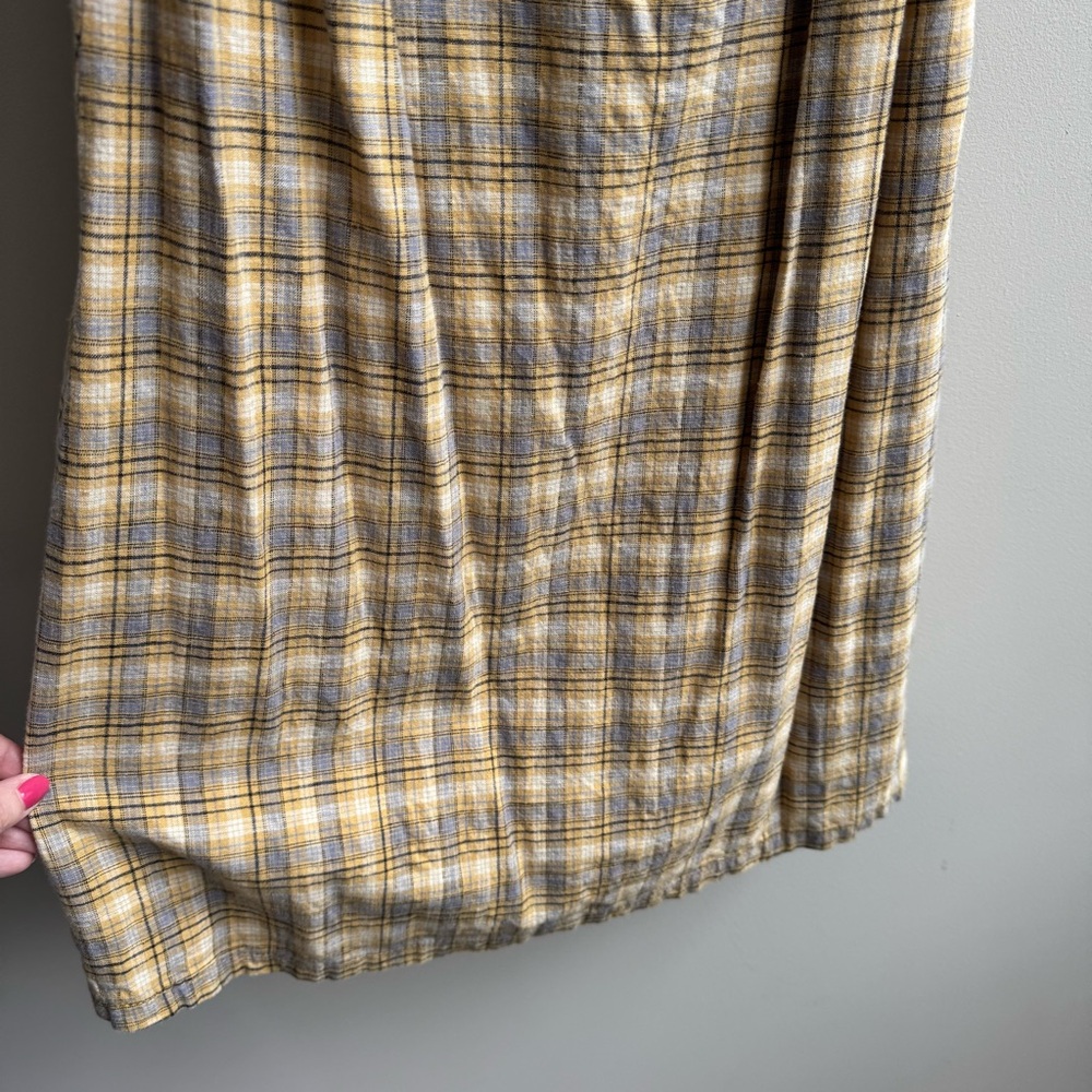 Cute Yellow/Gray Plaid Urban Outfitters Dress - Picture 3 of 10